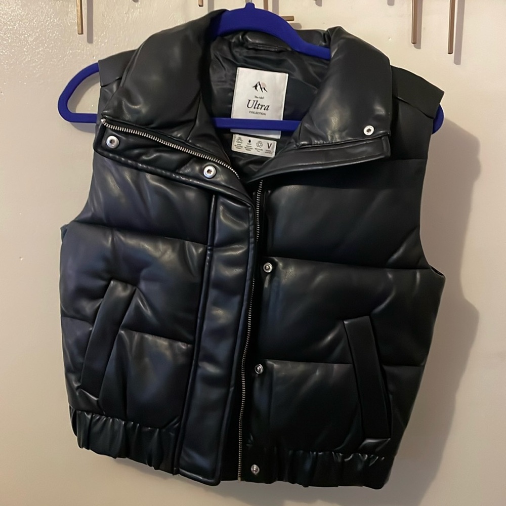 Abercrombie Leather Vest